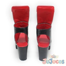 画像3: 紅蓮：ブラックシャドウ　コスプレ靴　勝利の女神：NIKKE　コスプレブーツ　JUJUcosplay (3)