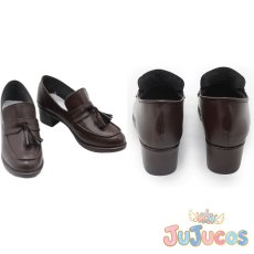 画像1: 紫雲清夏　コスプレ靴　学園アイドルマスター　コスプレブーツ　JUJUcosplay (1)