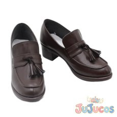 画像2: 紫雲清夏　コスプレ靴　学園アイドルマスター　コスプレブーツ　JUJUcosplay (2)