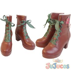 画像1: ナイスネイチャ　正月　コスプレ靴　ウマ娘プリティーダービー　コスプレブーツ　JUJUcosplay (1)