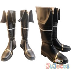 画像1: シャドウ　コスプレ靴　陰の実力者になりたくて！　コスプレブーツ　JUJUcosplay (1)