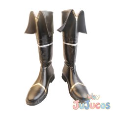 画像2: シャドウ　コスプレ靴　陰の実力者になりたくて！　コスプレブーツ　JUJUcosplay (2)