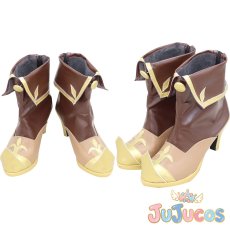 画像1: プリコネR　キャル　コスプレ靴　プリンセスコネクト！Re:Dive.　コスプレブーツ　JUJUcosplay (1)