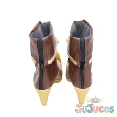 画像4: プリコネR　キャル　コスプレ靴　プリンセスコネクト！Re:Dive.　コスプレブーツ　JUJUcosplay (4)