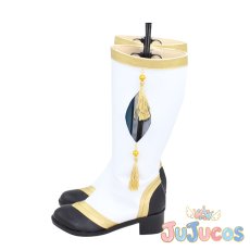 画像4: Aqours　国木田花丸　SR　お正月編　覚醒後　コスプレ靴　ラブライブ！サンシャイン!!　コスプレブーツ　JUJUcosplay (4)