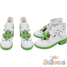 画像1: ジオヴァーナ　コスプレ靴　GUILTY GEAR　コスプレブーツ　JUJUcosplay (1)