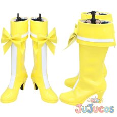 画像1: 調辺アコ　キュアミューズ　コスプレ靴　スイートプリキュア♪　コスプレブーツ　JUJUcosplay (1)