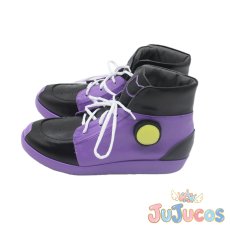 画像4: Vtuber　紫咲シオン　ゲーミング衣装　コスプレ靴　バーチャルYouTuber　コスプレブーツ　JUJUcosplay (4)