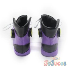 画像5: Vtuber　紫咲シオン　ゲーミング衣装　コスプレ靴　バーチャルYouTuber　コスプレブーツ　JUJUcosplay (5)