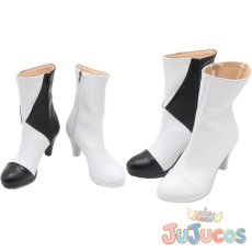 画像1: 暁山瑞希　苦痛の綻花　失われてしまったもの　コスプレ靴　プロジェクトセカイ カラフルステージ！ feat. 初音ミク　コスプレブーツ　JUJUcosplay (1)