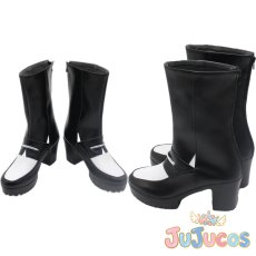 画像1: VTuber　叶(かなえ)　七次元生徒会　コスプレ靴　バーチャルYouTuber　コスプレブーツ　JUJUcosplay (1)