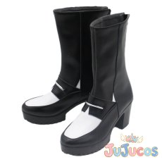 画像4: VTuber　叶(かなえ)　七次元生徒会　コスプレ靴　バーチャルYouTuber　コスプレブーツ　JUJUcosplay (4)