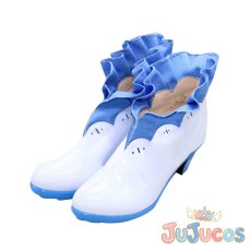 画像3: 島村卯月　スターリースカイ・ブライト　コスプレ靴　アイドルマスターシンデレラガールズ　コスプレブーツ　JUJUcosplay (3)