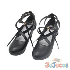 画像4: 歌住サクラコ　アイドル　コスプレ靴　ブルーアーカイブ　コスプレブーツ　JUJUcosplay (4)