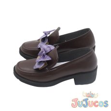 画像4: VTuber　博衣こより　制服衣装　コスプレ靴　バーチャルYouTuber　コスプレブーツ　JUJUcosplay (4)