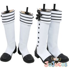 画像1: チャールズ・グレイ　Wチャールズ　コスプレ靴　黒執事　コスプレブーツ　JUJUcosplay (1)