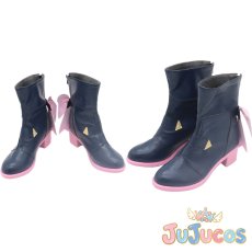 画像1: VTuber　さくらみこ　ブライト衣装　コスプレ靴　バーチャルYouTuber　コスプレブーツ　JUJUcosplay (1)