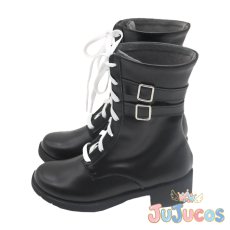 画像4: VTuber　さくらみこ　おめかしデート服　生誕祭　コスプレ靴　バーチャルYouTuber　コスプレブーツ　JUJUcosplay (4)