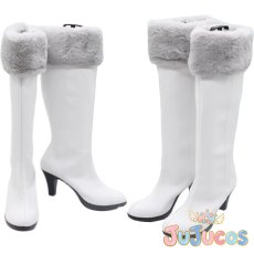 画像1: 間宵シグレ　コスプレ靴　ブルーアーカイブ　コスプレブーツ　JUJUcosplay (1)