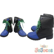 画像1: VTuber　剣持刀也　青龍　四神　コスプレ靴　バーチャルYouTuber　コスプレブーツ　JUJUcosplay (1)