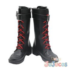 画像2: VTuber　アンジュ・カトリーナ　チャイナドレス　コスプレ靴　バーチャルYouTuber　コスプレブーツ　JUJUcosplay (2)