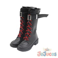 画像4: VTuber　アンジュ・カトリーナ　チャイナドレス　コスプレ靴　バーチャルYouTuber　コスプレブーツ　JUJUcosplay (4)