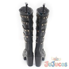 画像4: Vtuber　狂蘭メロコ(Meloco Kyoran)　メイド服　コスプレ靴　バーチャルYouTuber　コスプレブーツ　JUJUcosplay (4)