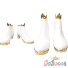 画像1: 鏡音リン　鏡音レン　Happy 14th Birthday　コスプレ靴　VOCALOID　コスプレブーツ　JUJUcosplay (1)