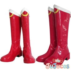 画像1: 月野うさぎ(セーラームーン)　変身後　コスプレ靴　美少女戦士セーラームーン　コスプレブーツ　JUJUcosplay (1)