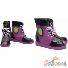 画像1: VTuber　紫咲シオン　ゲーミング衣装　コスプレ靴　バーチャルYouTuber　コスプレブーツ　JUJUcosplay (1)