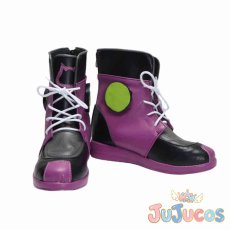 画像2: VTuber　紫咲シオン　ゲーミング衣装　コスプレ靴　バーチャルYouTuber　コスプレブーツ　JUJUcosplay (2)