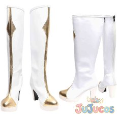 画像1: C.C.　黒の騎士団制服　コスプレ靴　コードギアス 反逆のルルーシュ　コスプレブーツ　JUJUcosplay (1)