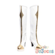 画像2: C.C.　黒の騎士団制服　コスプレ靴　コードギアス 反逆のルルーシュ　コスプレブーツ　JUJUcosplay (2)