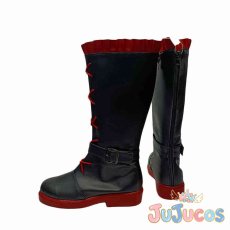 画像4: ルビー・ローズ　コスプレ靴　RWBY　コスプレブーツ　JUJUcosplay (4)