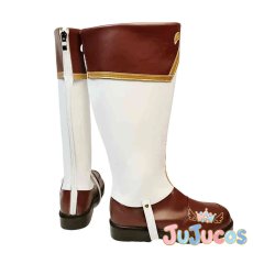 画像5: ペコリーヌ　コスプレ靴　プリンセスコネクト!　コスプレブーツ　JUJUcosplay (5)