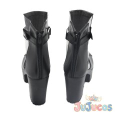 画像4: VTuber　星街すいせい　W●RK　コスプレ靴　バーチャルYouTuber　コスプレブーツ　JUJUcosplay (4)