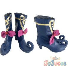 画像1: 黒須あろま　サイリウムコーデ　コスプレ靴　プリパラ　コスプレブーツ　JUJUcosplay (1)