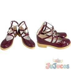 画像1: VTuber　宝鐘マリン　1stソロライブ　コスプレ靴　バーチャルYouTuber　コスプレブーツ　JUJUcosplay (1)