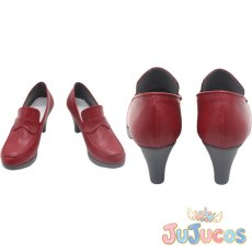 画像1: 白石紬　コスプレ靴　アイドルマスター ミリオンライブ！　コスプレブーツ　JUJUcosplay (1)