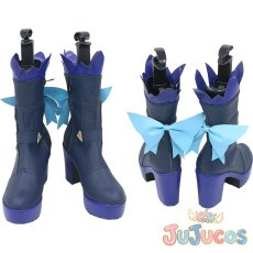 画像1: VTuber　星街すいせい　ブライト衣装　コスプレ靴　バーチャルYouTuber　コスプレブーツ　JUJUcosplay (1)