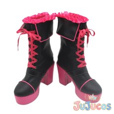 画像2: Vtuber　健屋花那　コスプレ靴　バーチャルYouTuber　コスプレブーツ　JUJUcosplay (2)