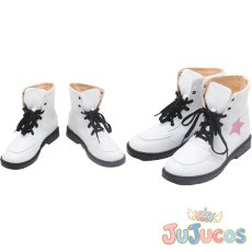 画像1: 聖園ミカ　コスプレ靴　ブルーアーカイブ　コスプレブーツ　JUJUcosplay (1)