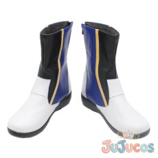 画像2: KAITO　公式衣装(標準)　コスプレ靴　VOCALOID　コスプレブーツ　JUJUcosplay (2)