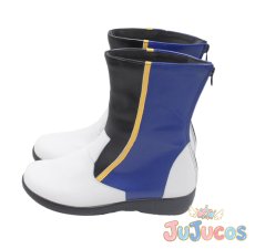 画像4: KAITO　公式衣装(標準)　コスプレ靴　VOCALOID　コスプレブーツ　JUJUcosplay (4)