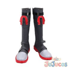 画像2: ザトー=ONE(エディ)　コスプレ靴　ギルティギア　コスプレブーツ　JUJUcosplay (2)