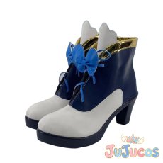 画像4: 虹野ゆめ　四ツ星学園制服　冬服　コスプレ靴　アイカツスターズ!　コスプレブーツ　JUJUcosplay (4)