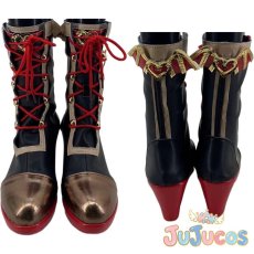 画像1: 小豆沢こはね　小悪魔系スイートチョコレート　仲間に最高のチョコを　コスプレ靴　プロジェクトセカイ カラフルステージ！ feat. 初音ミク　コスプレブーツ　JUJUcosplay (1)