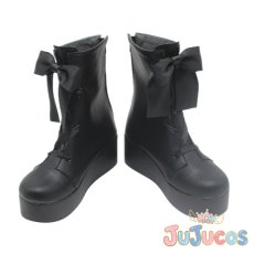 画像1: VTuber　大空スバル　警察衣装　コスプレ靴　バーチャルYouTuber　コスプレブーツ　JUJUcosplay (1)