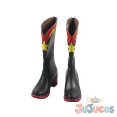 画像2: 高坂穂乃果　Dancing stars on me!　コスプレ靴　ラブライブ! School idol project　コスプレブーツ　JUJUcosplay (2)