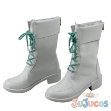 画像4: 島村卯月　コスプレ靴　アイドルマスター シンデレラガールズ　コスプレブーツ　JUJUcosplay (4)